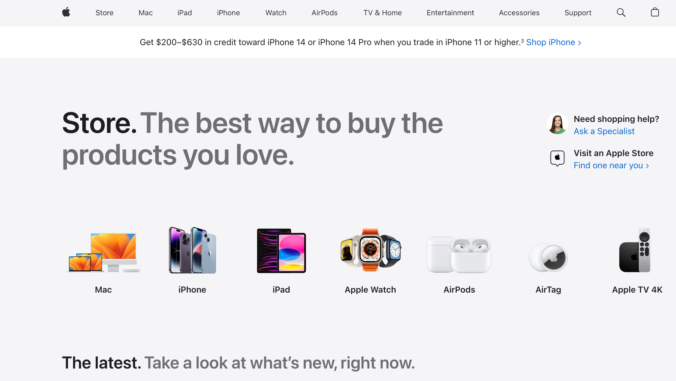 Top ecommerce sites: Apple
