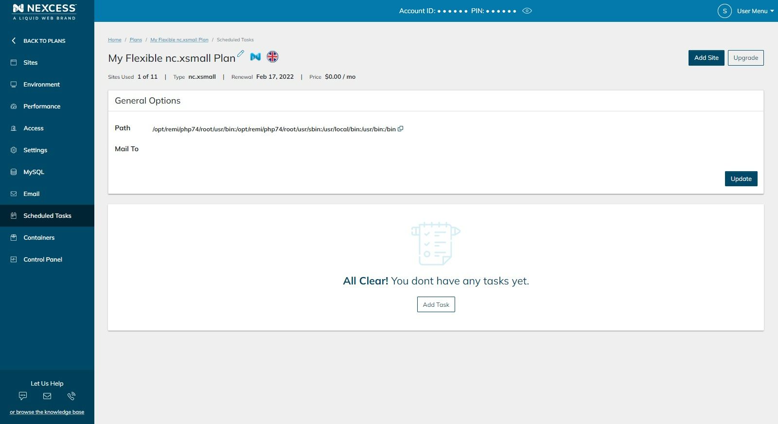 Yes, cron jobs (or scheduled tasks) can be set up in the Scheduled Tasks section of the plan dashboard.