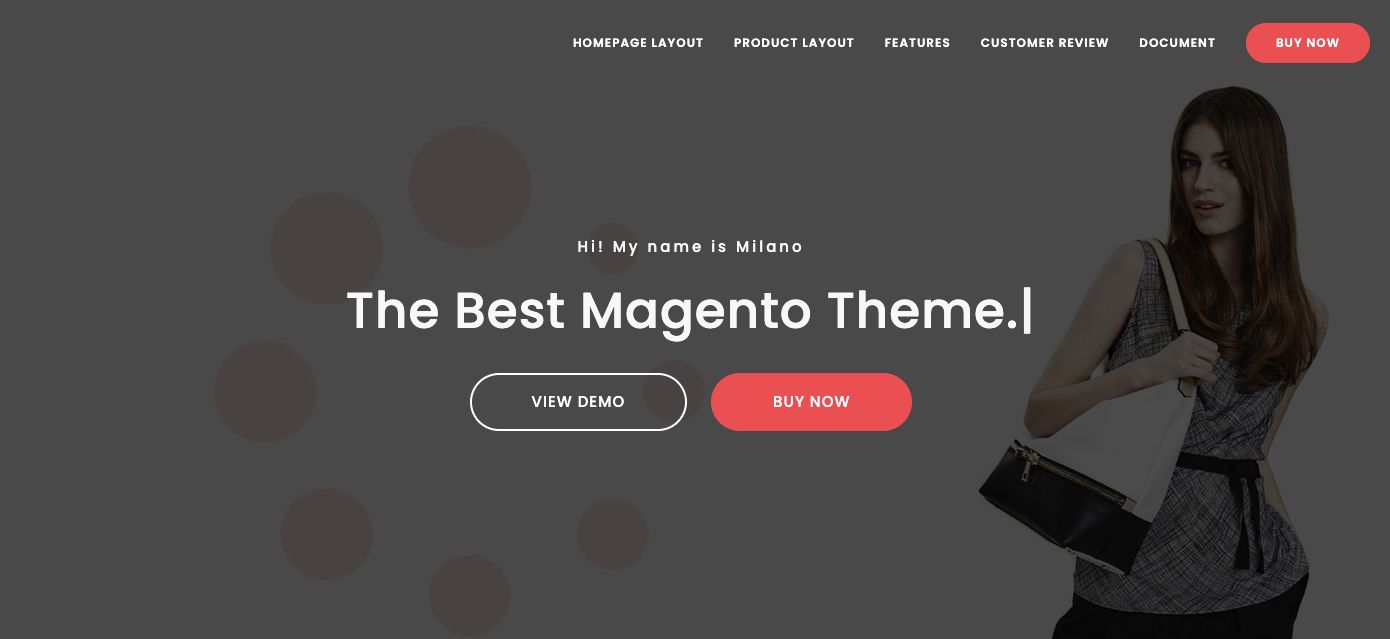 Milano is the best budget Magento mobile theme for merchants who need a backward-compatible Magento 1 theme.
