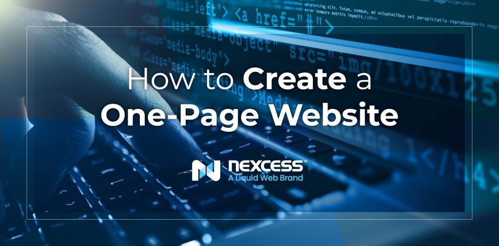  How to create a one-page website
