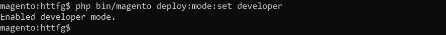 Enable developer mode in Magento.