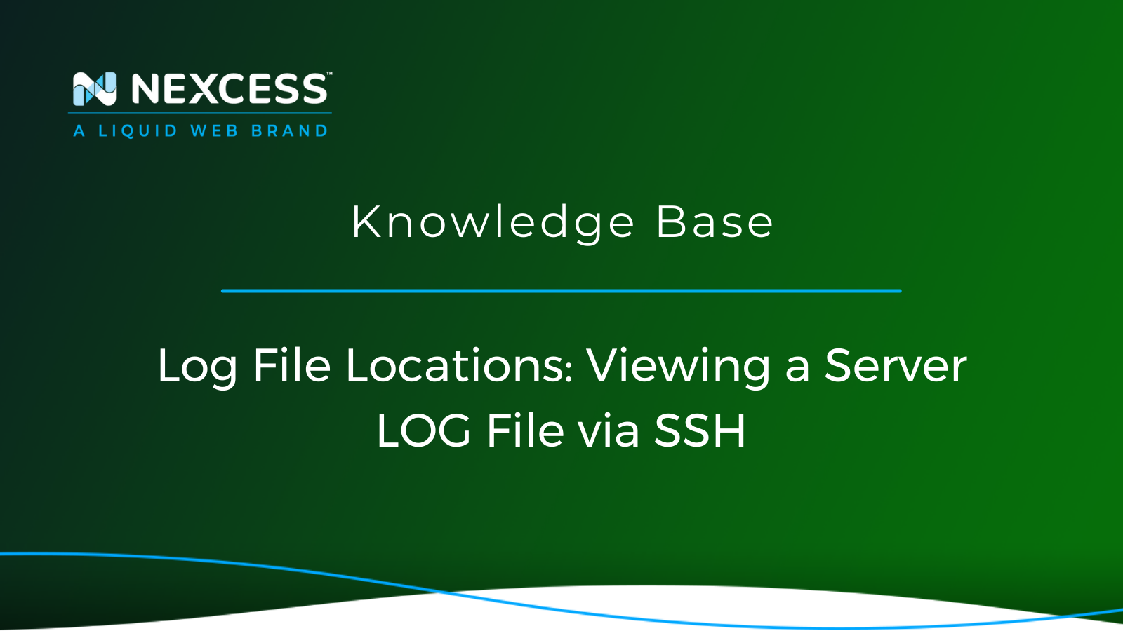 SSH Log File Locations: Viewing a Server LOG File via SSH