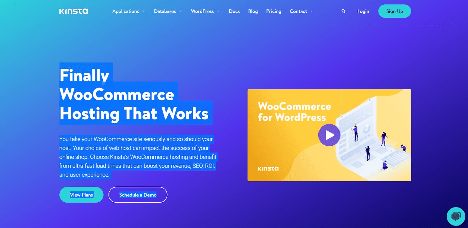 In terms of site speed, Kinsta goes head to head with some of the best hosting for WooCommerce providers on this list.