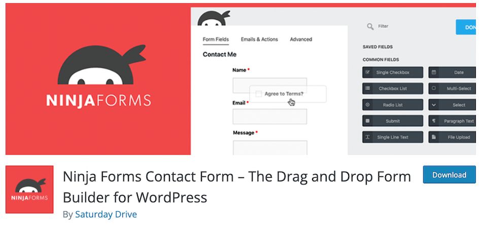 Ninja Forms plugin