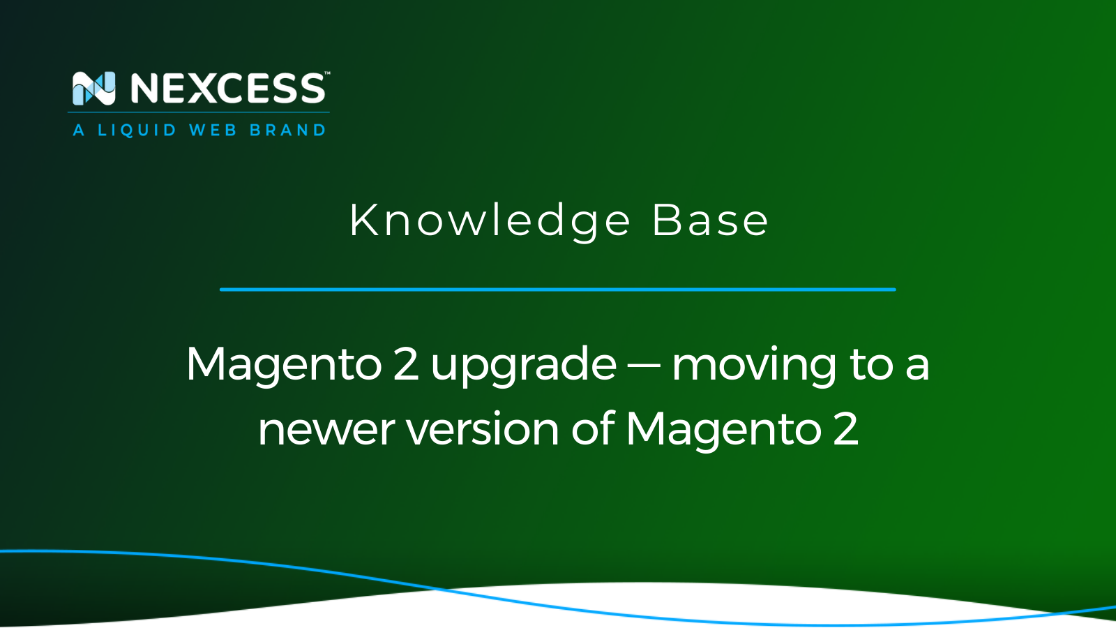 Magento 2 upgrade — moving to a newer version of Magento 2