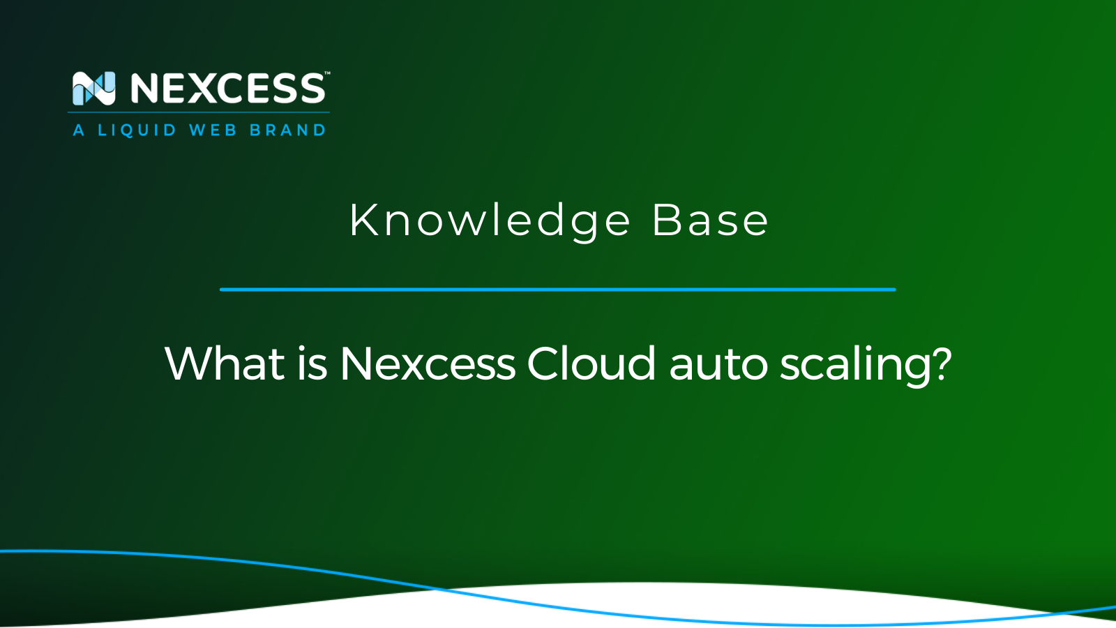 What is Nexcess Cloud auto scaling?