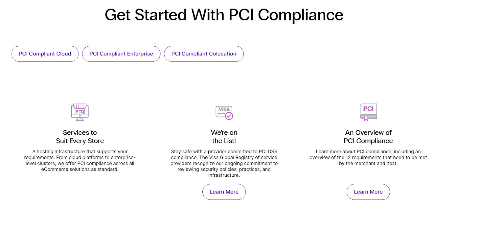 Nexcess offers PCI-compliant hosting. 