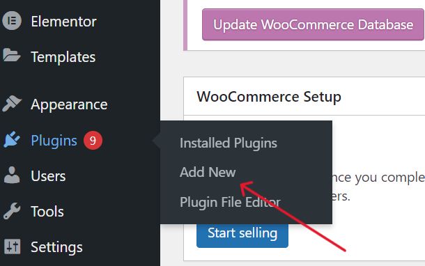 To install the migration plugin, you’ll first need to go to the dashboard of the site you want to migrate to Nexcess. Within the left-hand panel, scroll down until you see Plugins. Then, to add a new plugin, click Add New.