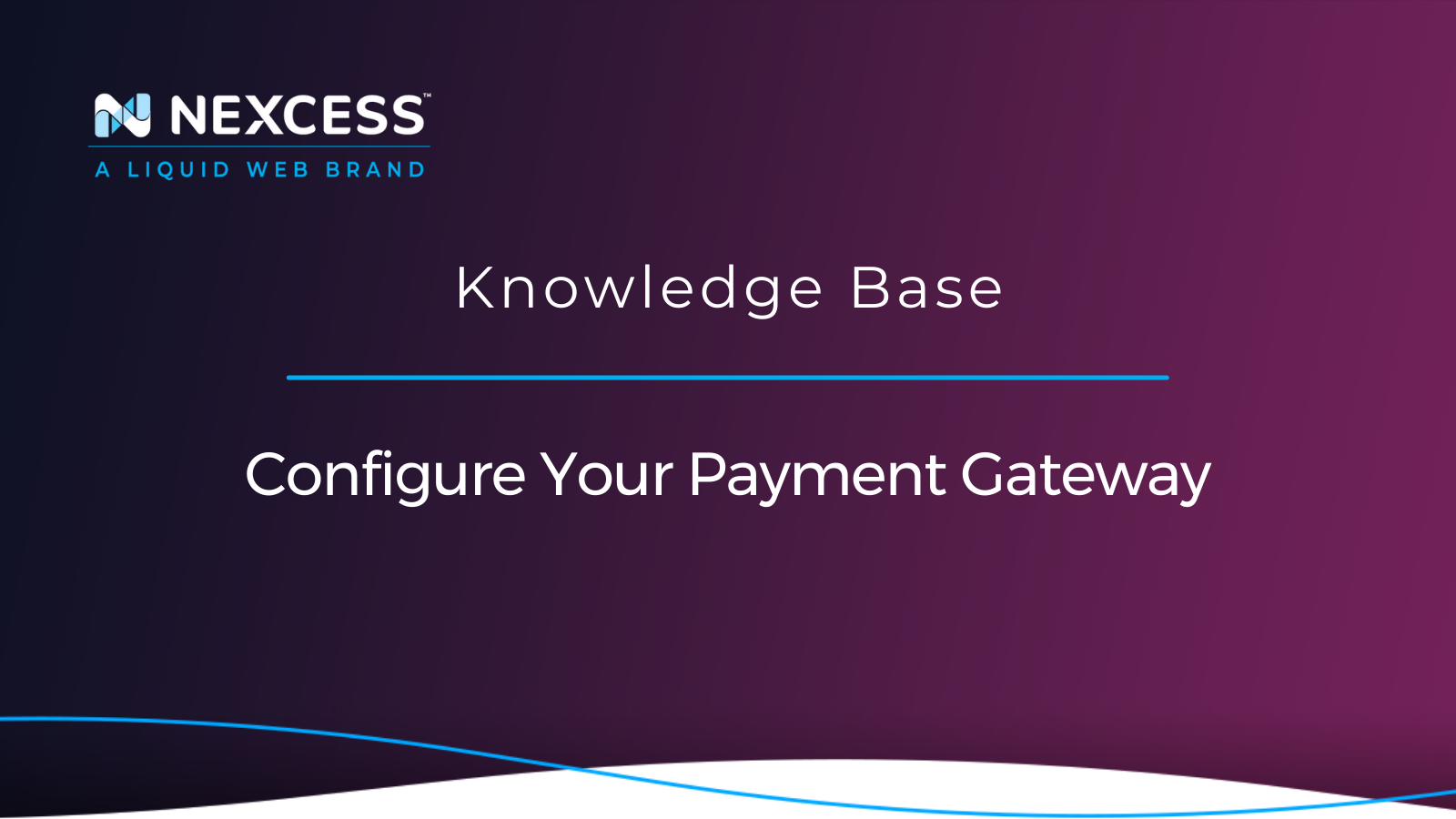 Configure Your Payment Gateway