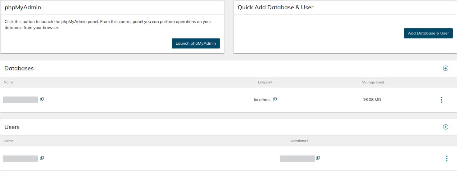 Access your database information in the Nexcess Client Portal or the web hosting control panel you are using to verify the database credentials. You can make sure the user is correctly associated with your WordPress database and change its password if needed to then update it in your WordPress configuration file.