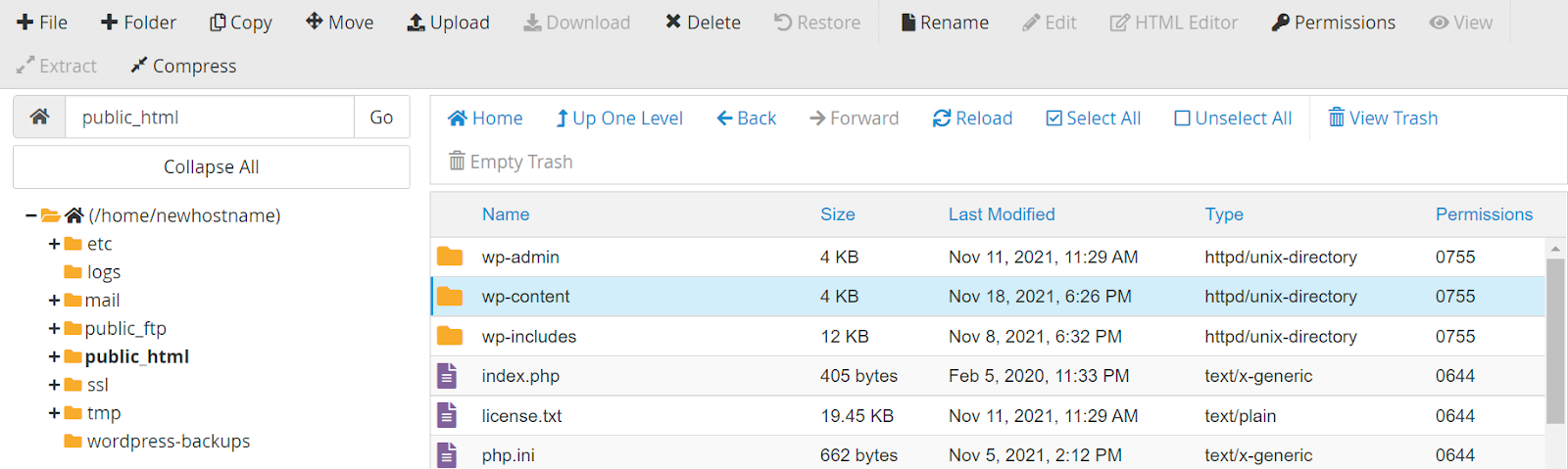 Log into your old hosting provider and navigate to your cPanel.