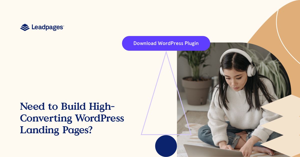 Leadpages lead generation WordPress plugin.