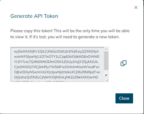 You do not want to lose track of which API token is used for which authorization. Go ahead and name your API token.