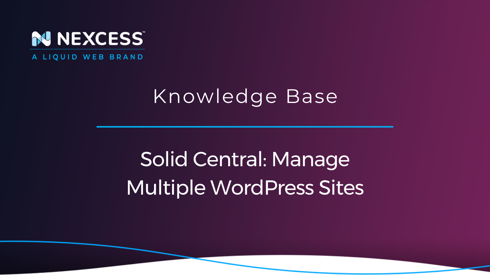 Solid Central: Manage Multiple WordPress Sites