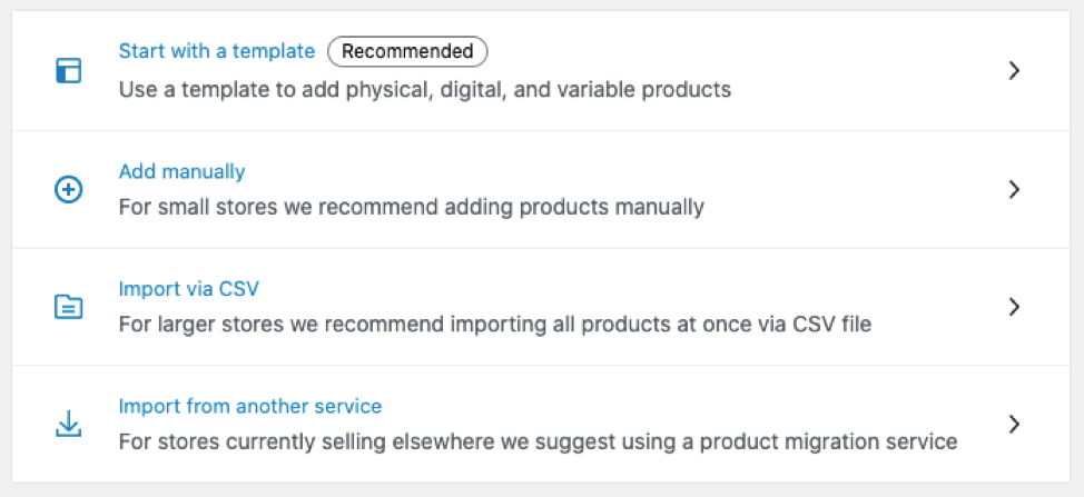 Screenshot of using WooCommerce templates