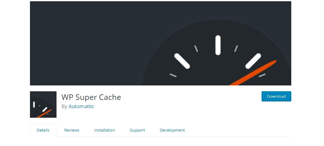 WP Super Cache plugin can help improve site speed SEO