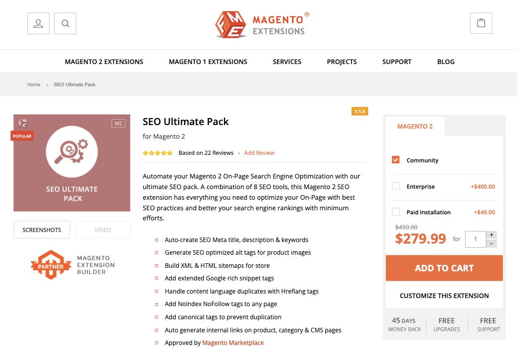 FME SEO Ultimate Pack is the best Magento 2 SEO extension for on-page optimization.