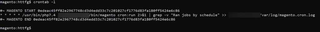 Magento cron jobs in terminal.