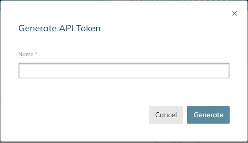 Go ahead and click on the blue “Generate API Token” button, which should open a brand new pop up window.