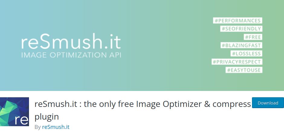 reSmush.it WordPress image compression plugin