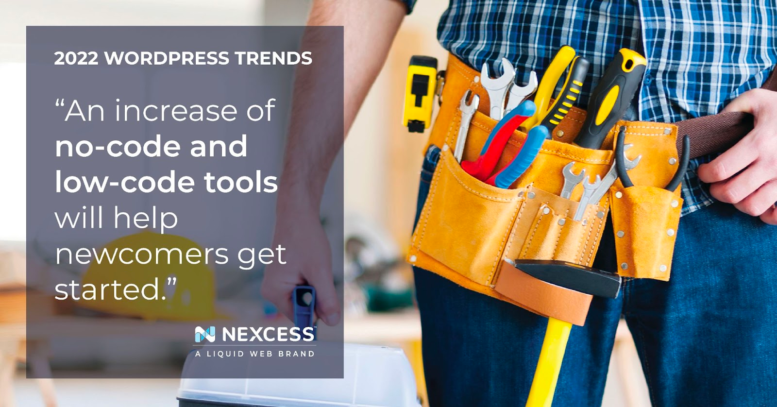 No code tools are a major 2022 WordPress trend