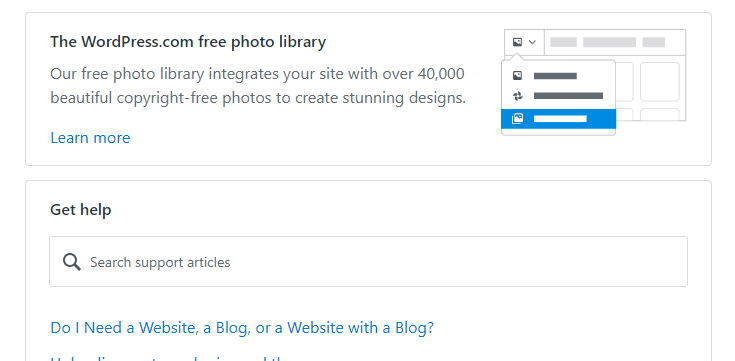 WordPress.com photo library