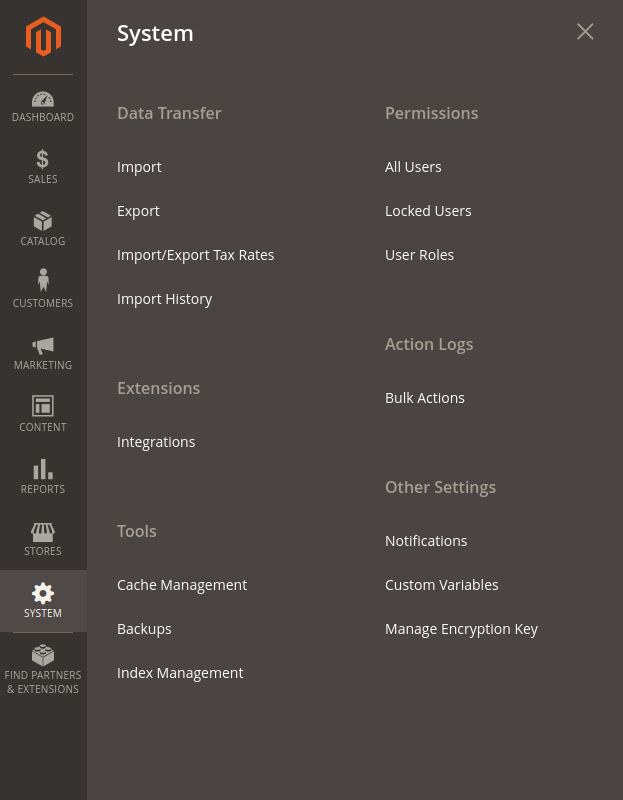 Look under the tools section of the system menu and select backup