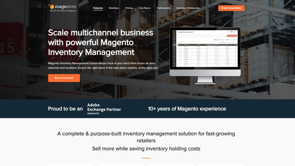 Magento inventory management tool by Magestore.
