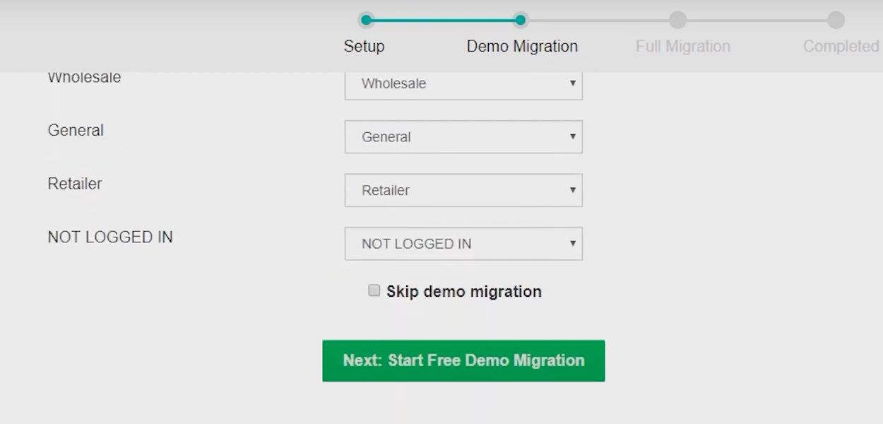 When you’re ready, run the migration demo.