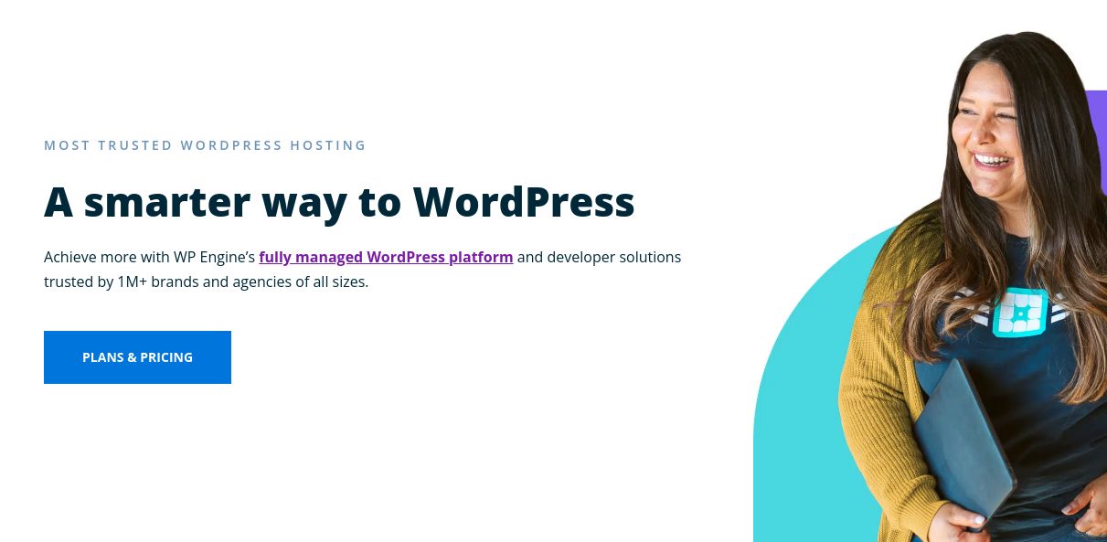WP Engine is a WordPress hosting provider