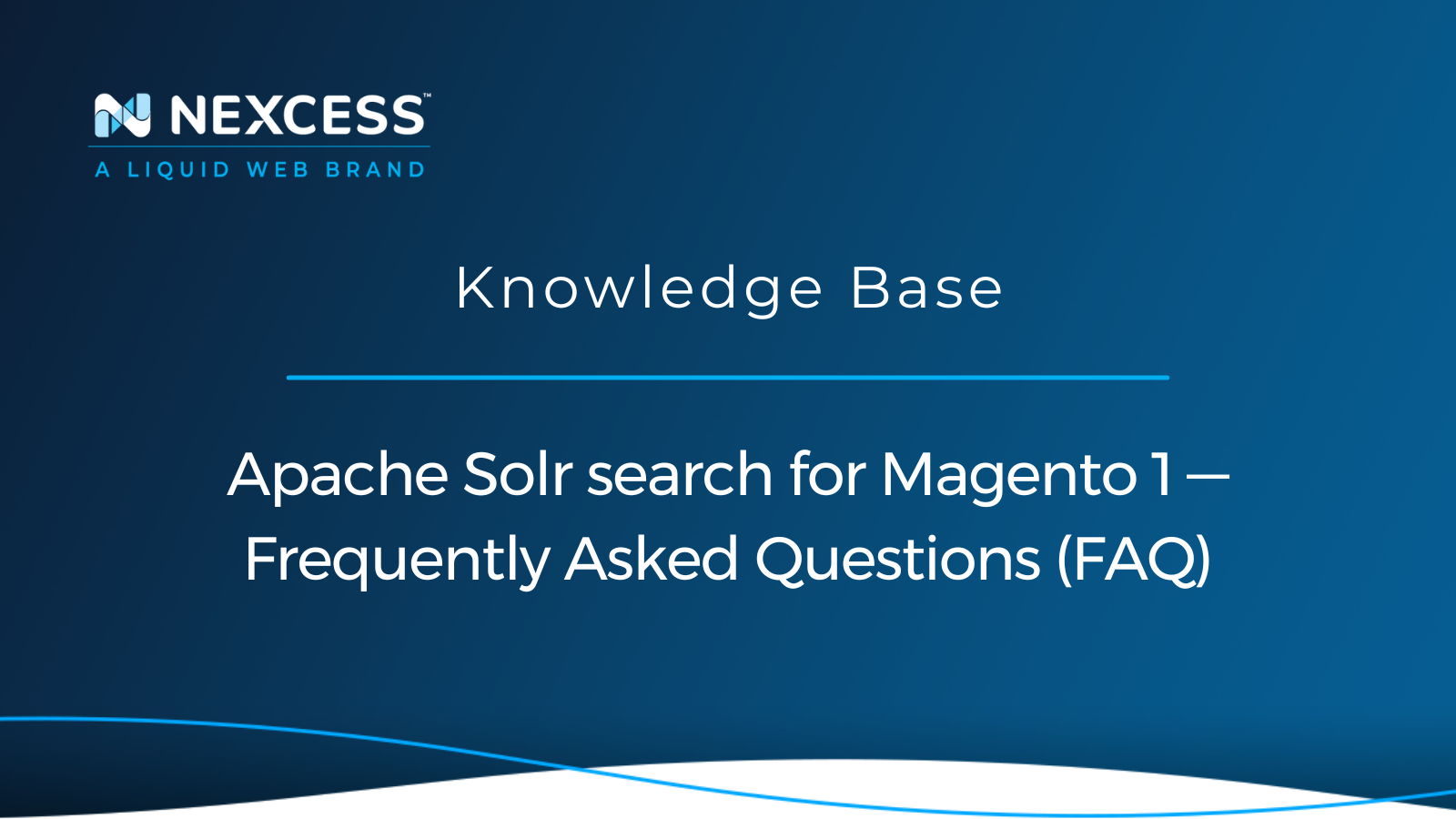 Apache Solr search for Magento 1 — Frequently Asked Questions (FAQ)
