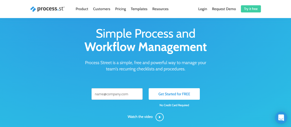 Best no-code business apps: Process Street