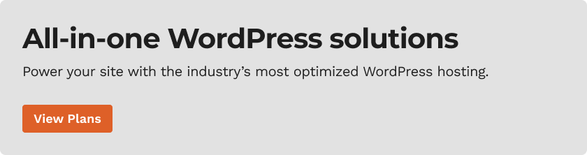 All-in-one WordPress solutions