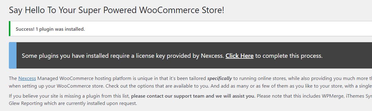 After the Object Cache Pro plugin has been installed the next step is to license the plugin by following the licensing process and clicking on the Click Here button.