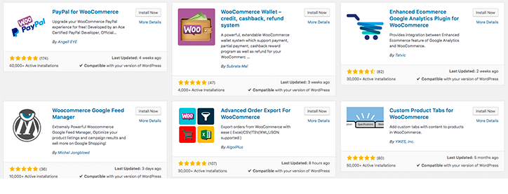 WooCommerce is a plugin for ecommerce and also works with many payment options