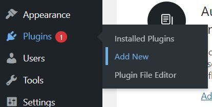 Plugins can be installed by navigating to the Plugins section > Add New > Upload Plugin.