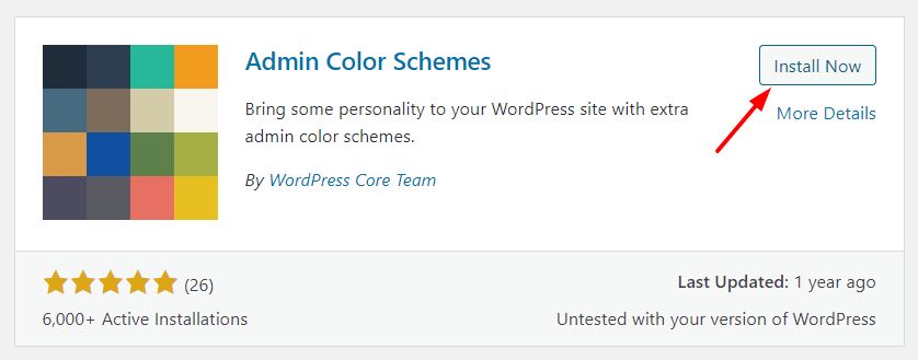 Customize your WordPress dashboard with the Admin Color Schemes plugin