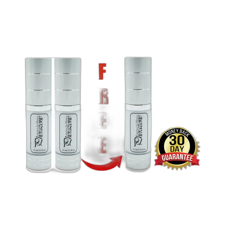 Pherazone Body Cream For Men, 3X Pheromones, 3 bottles