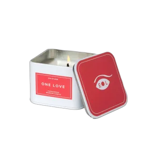 One Love Pheromones Massage Candle