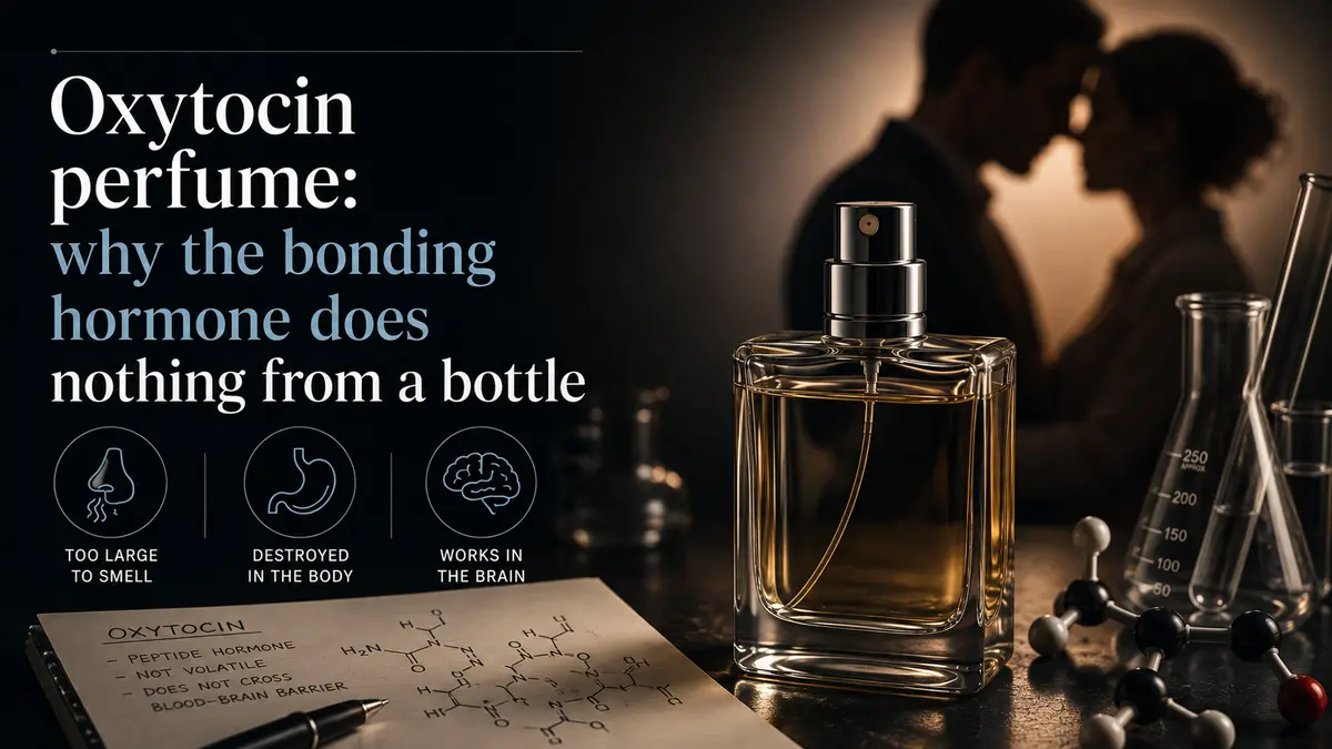 An image of an Oxytocin perfume bottle