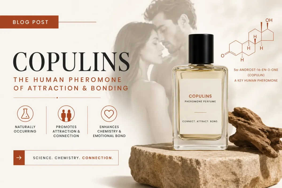 Copulins in vials in a laboratory.