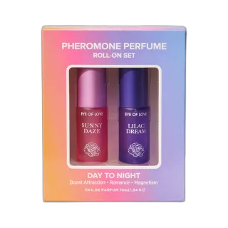 Bloom Day to Night Pheromone Perfume Rollon Set