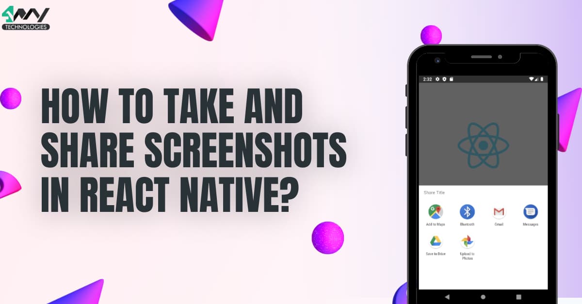 How to take and share screenshots in React Native's picture