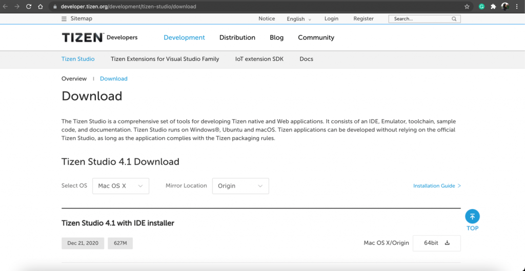 Developing Samsung TV app image