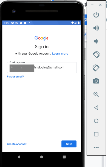 Google gmail account sign in