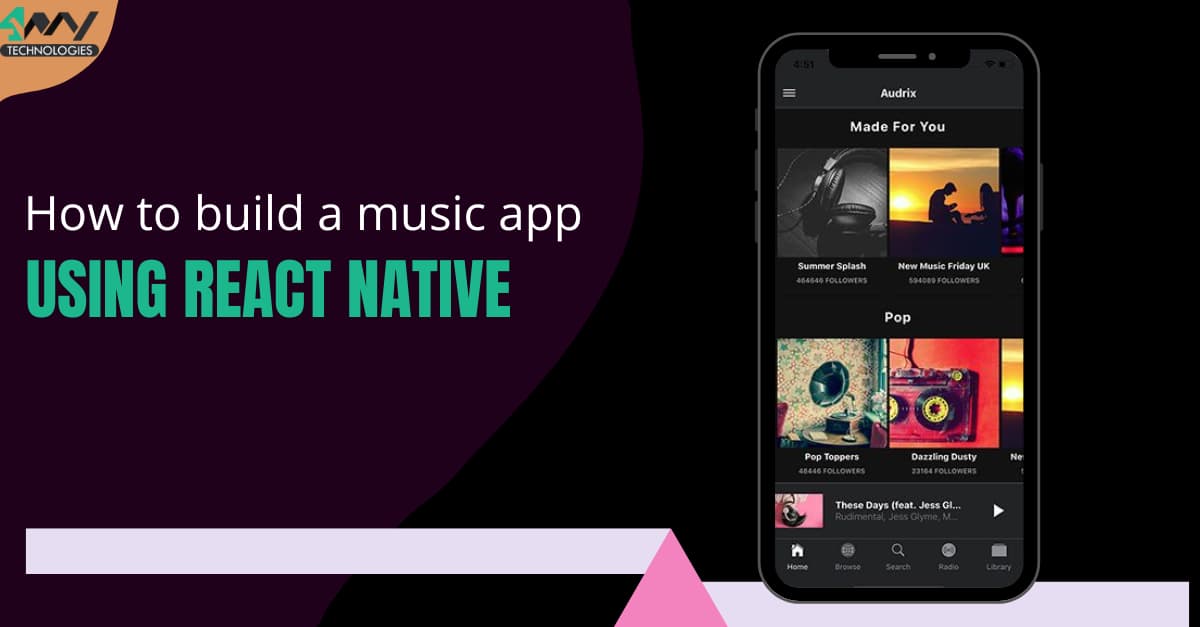 How to build a music app using React Native's picture