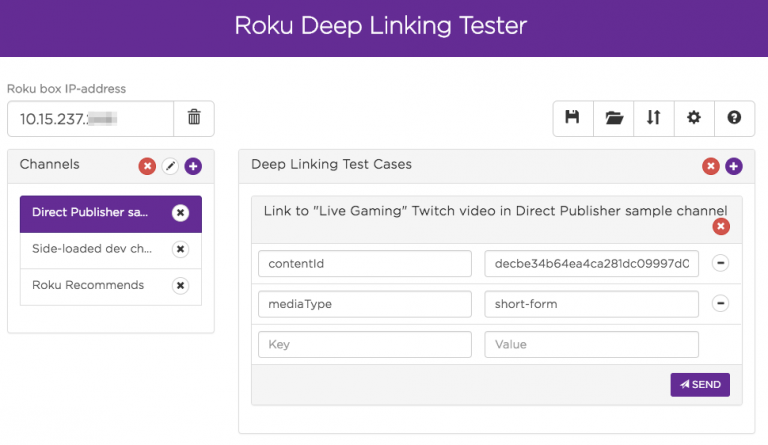 deep linking screenshot image