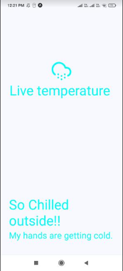 Live temperature