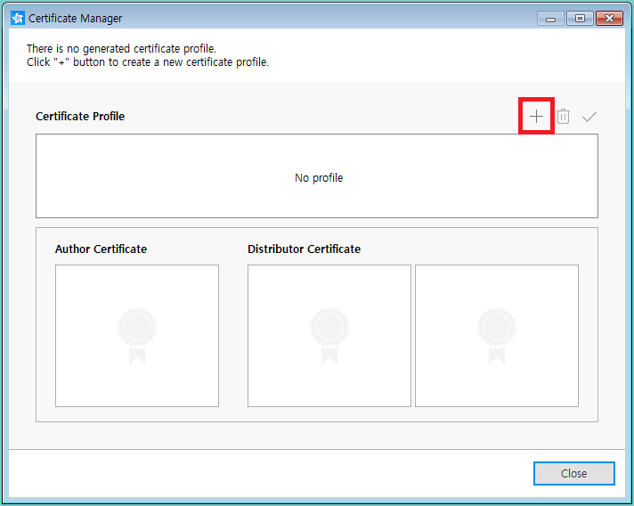 certificate manager