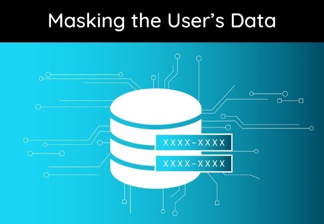 Masking the user data image